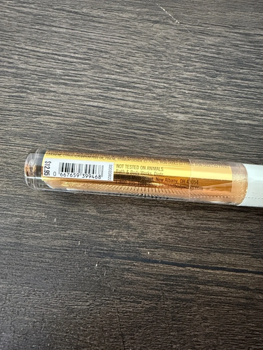 Bath & Body Works Touch of Gold Lip Gloss - Gold